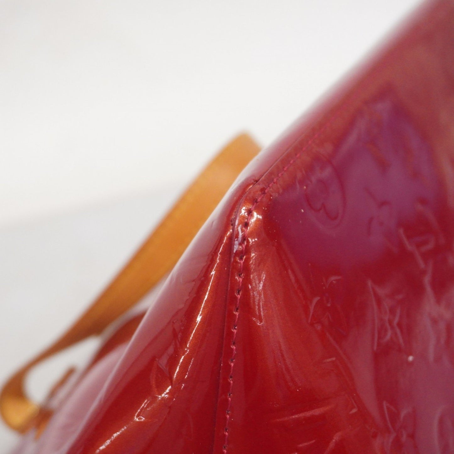 Louis Vuitton Red Patent Leather Bellevue Pm
