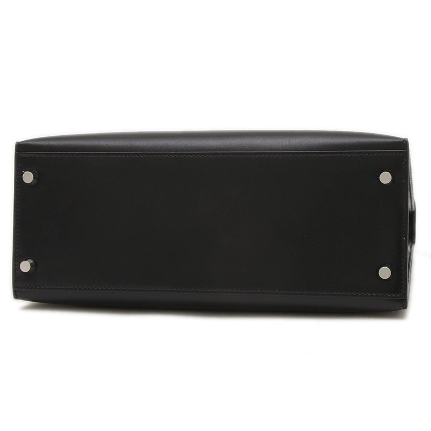 Hermès Black Leather Kelly 28