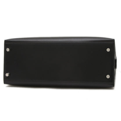 Hermès Black Leather Kelly 28