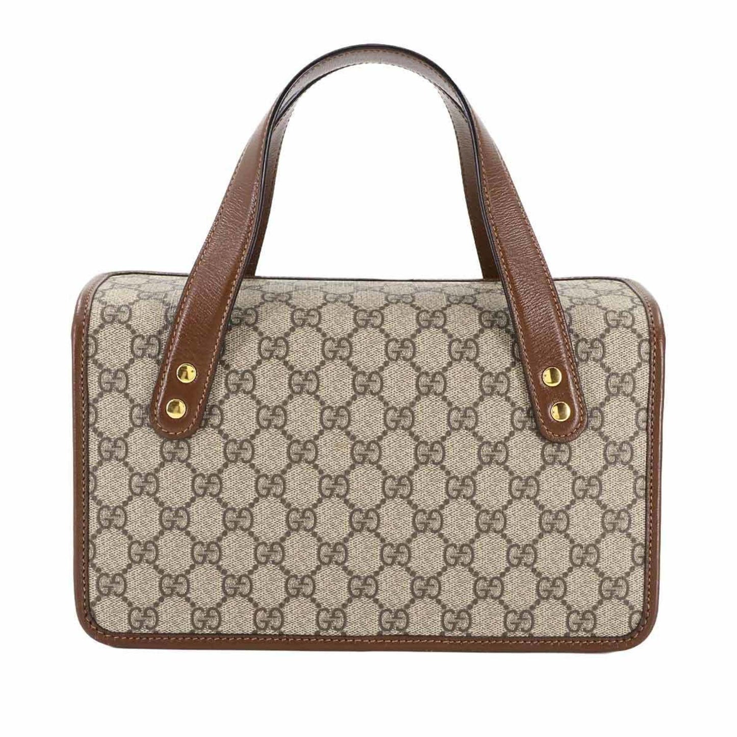 Gucci Brown Canvas Horsebit