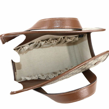 Gucci Brown Canvas Horsebit