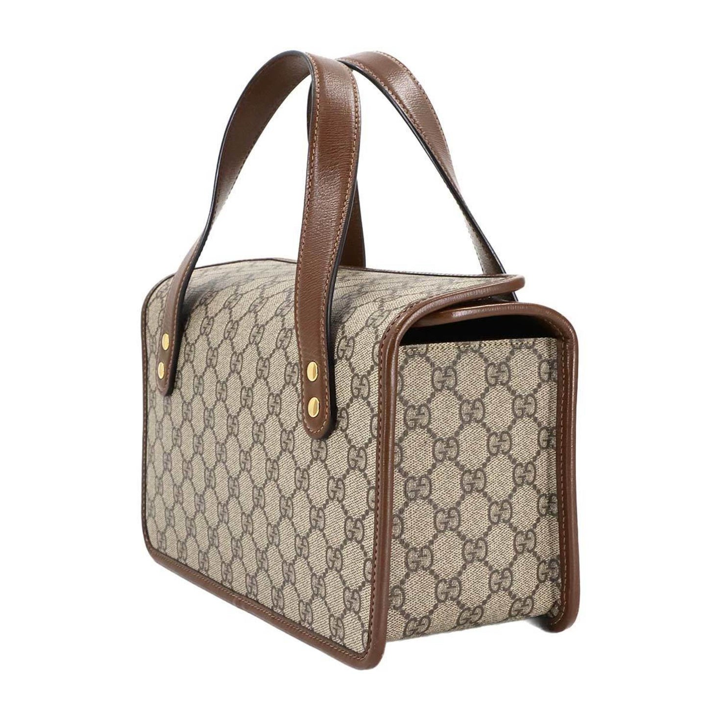 Gucci Brown Canvas Horsebit