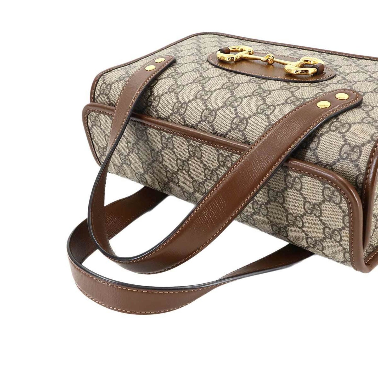 Gucci Brown Canvas Horsebit