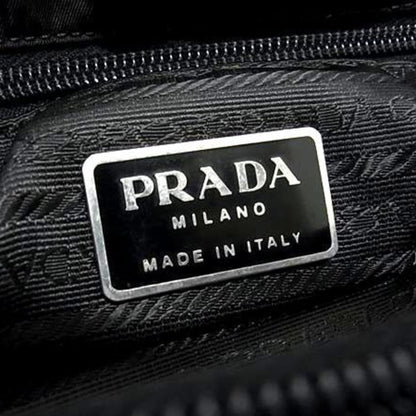 Prada Black Nylon Tessuto