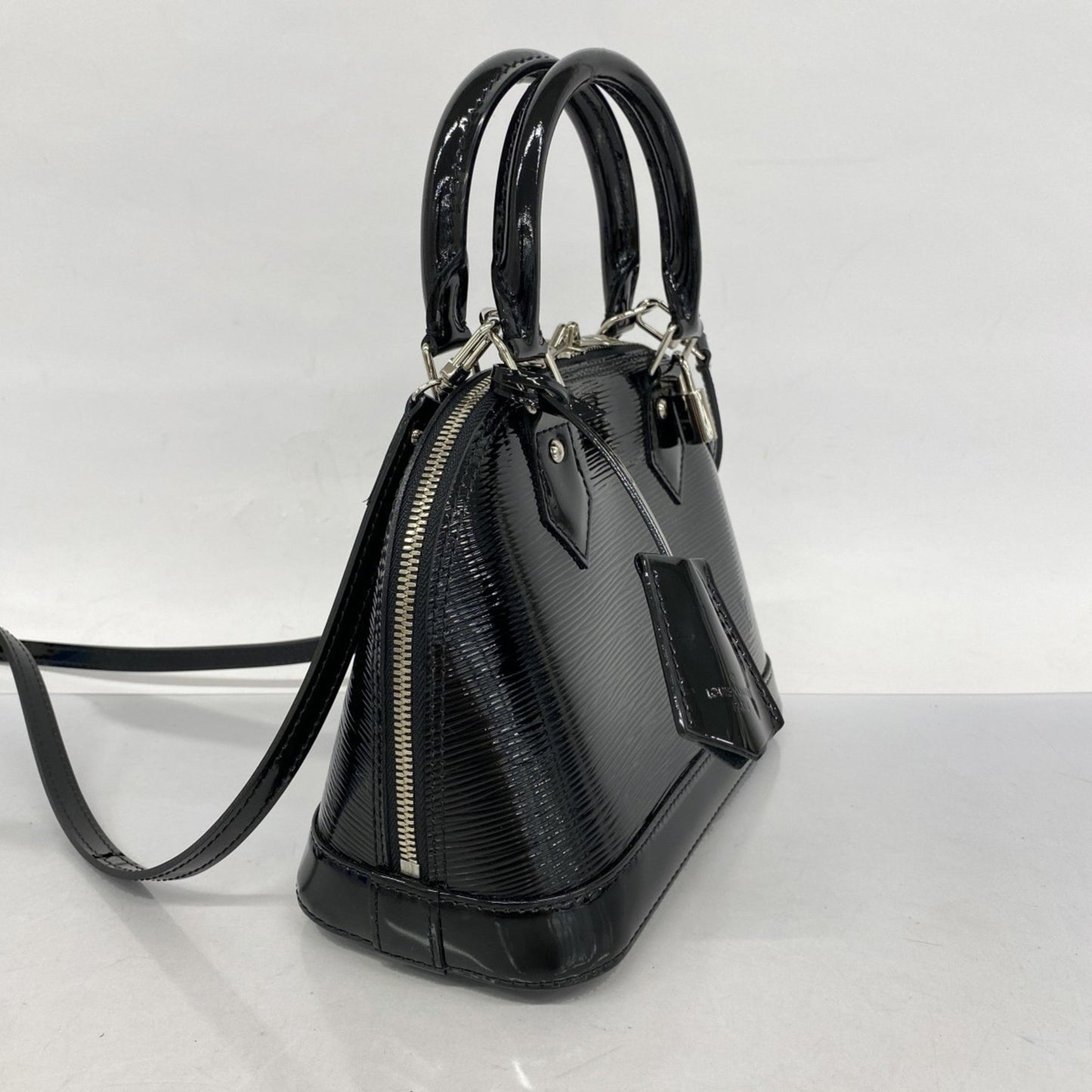 Louis Vuitton Black Patent Leather Alma Bb
