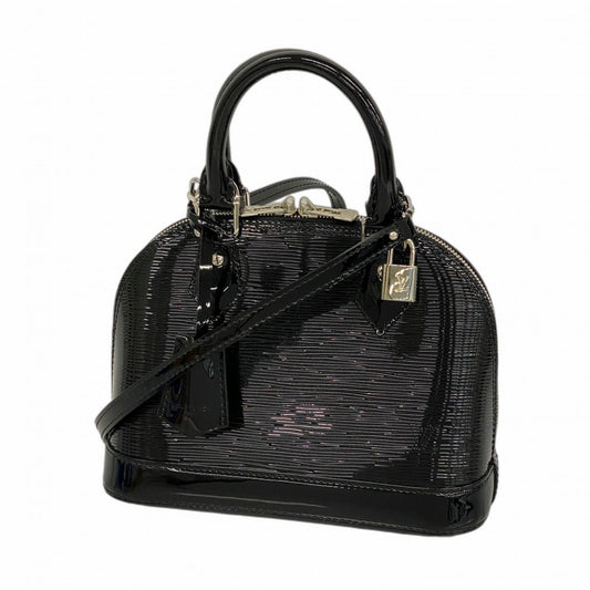 Louis Vuitton Black Patent Leather Alma Bb