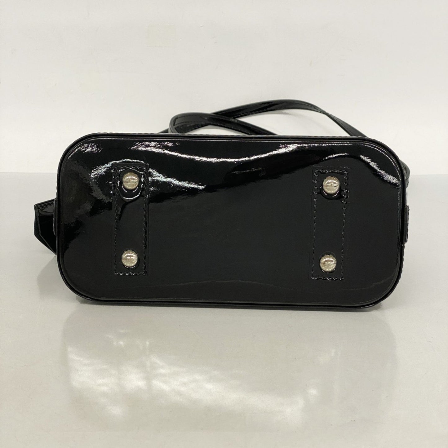 Louis Vuitton Black Patent Leather Alma Bb