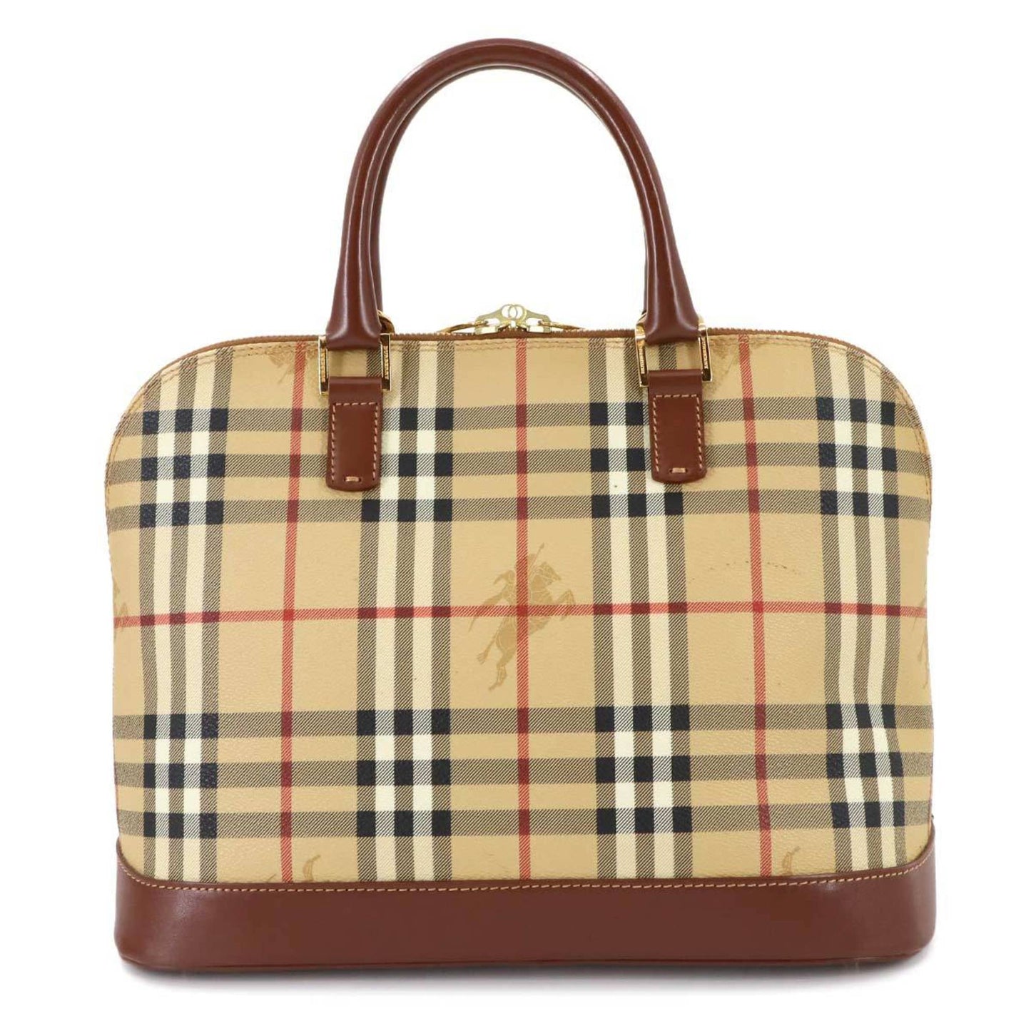 Burberry Brown Canvas Haymarket