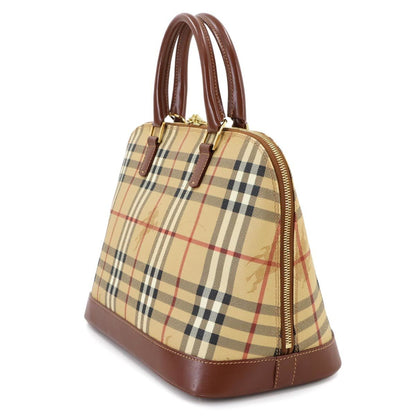 Burberry Brown Canvas Haymarket