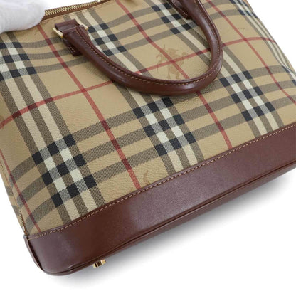 Burberry Brown Canvas Haymarket