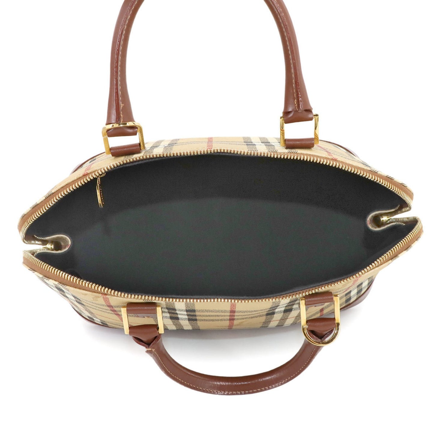Burberry Brown Canvas Haymarket