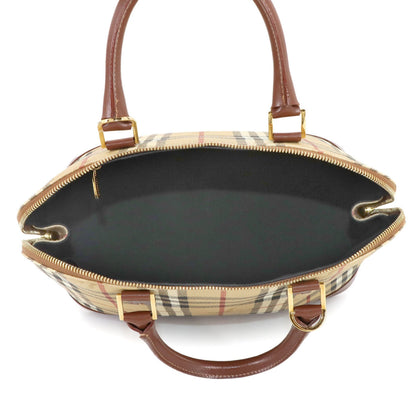 Burberry Brown Canvas Haymarket