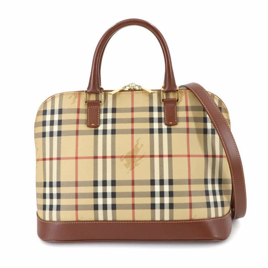 Burberry Brown Canvas Haymarket