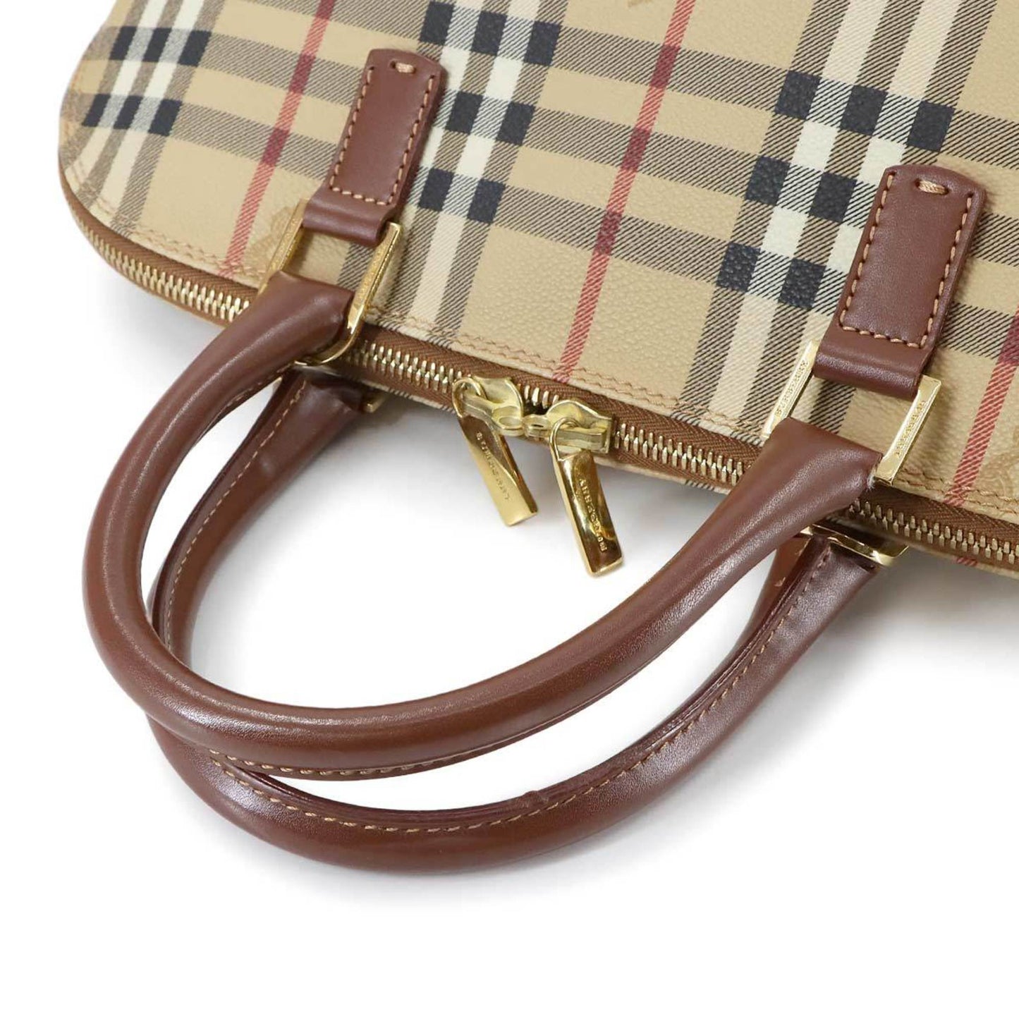 Burberry Brown Canvas Haymarket
