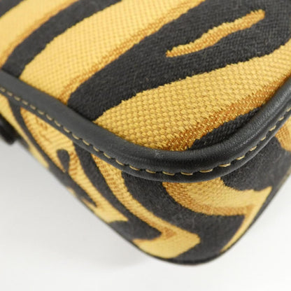 Fendi Yellow Canvas Baguette