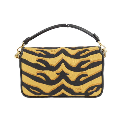 Fendi Yellow Canvas Baguette
