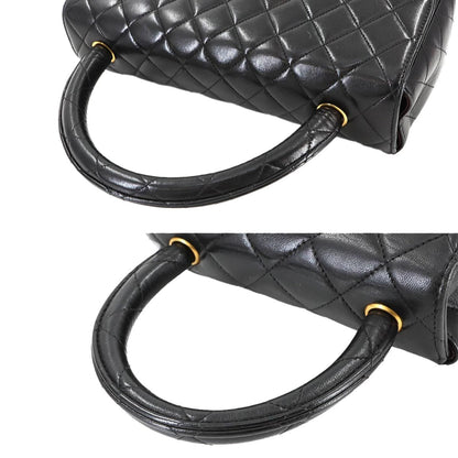 Chanel Black Leather Coco Handle