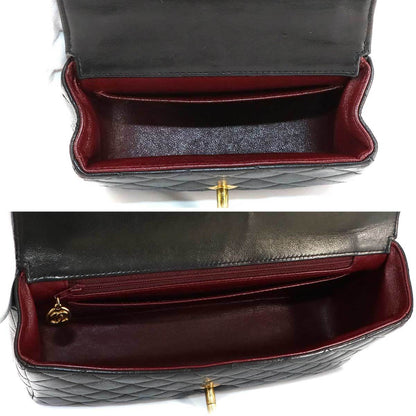 Chanel Black Leather Coco Handle