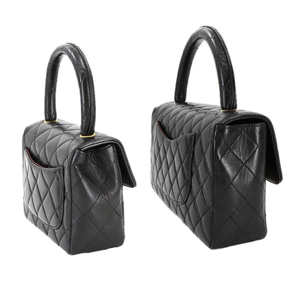 Chanel Black Leather Coco Handle