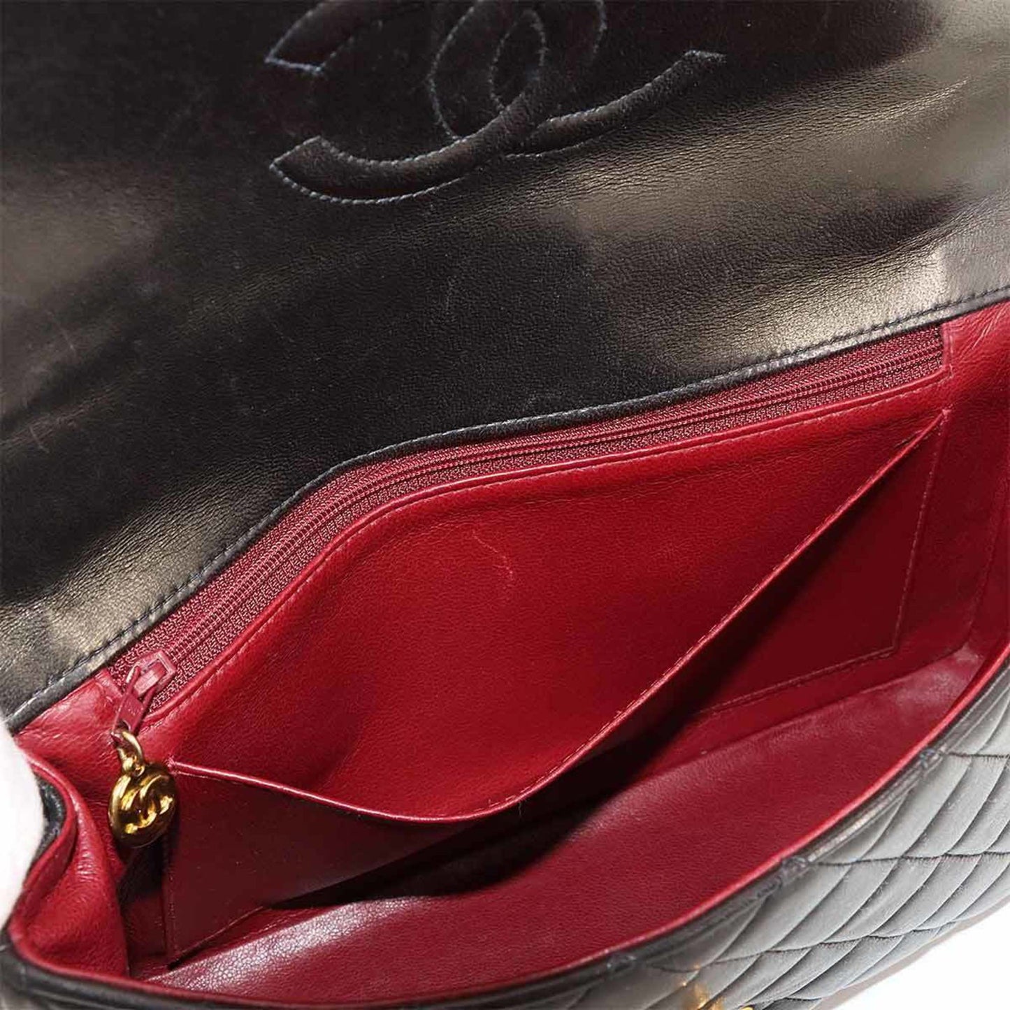 Chanel Black Leather Coco Handle
