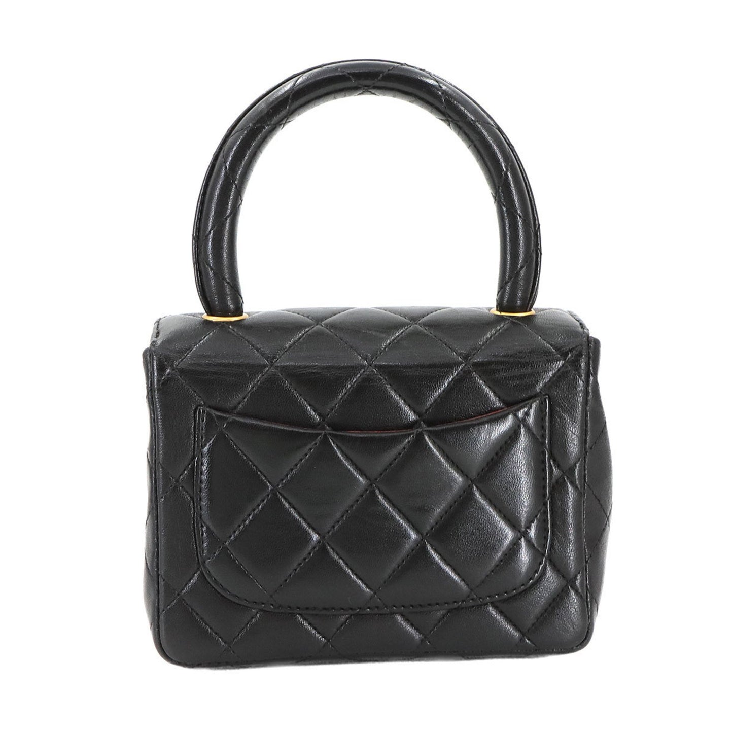 Chanel Black Leather Coco Handle