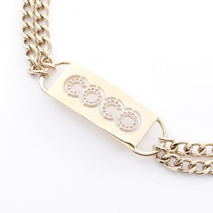 Chanel Silver Leather Belt