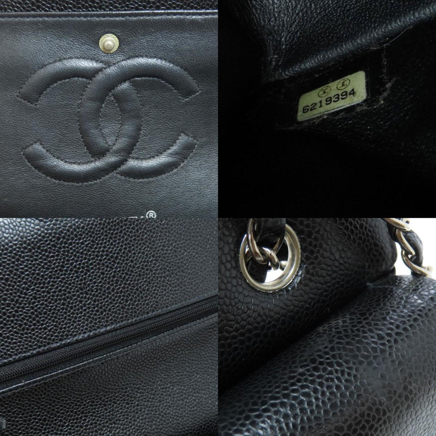Chanel Black Leather Timeless