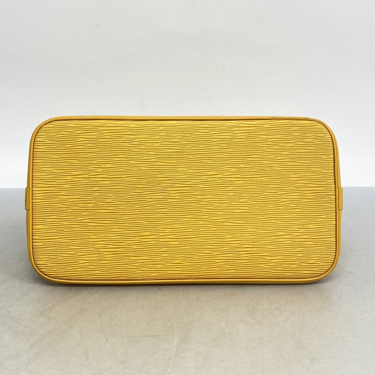 Louis Vuitton Yellow Leather Alma