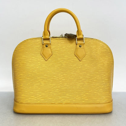 Louis Vuitton Yellow Leather Alma