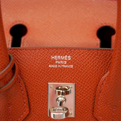 Hermès Orange Leather Birkin 25