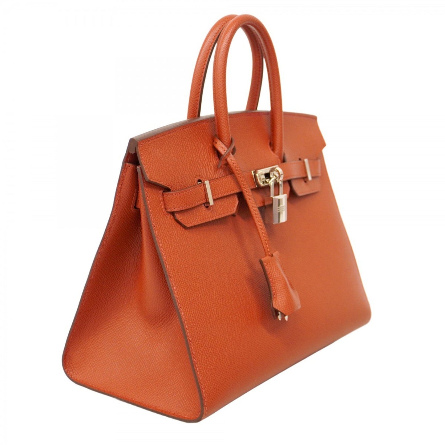 Hermès Orange Leather Birkin 25