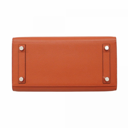 Hermès Orange Leather Birkin 25