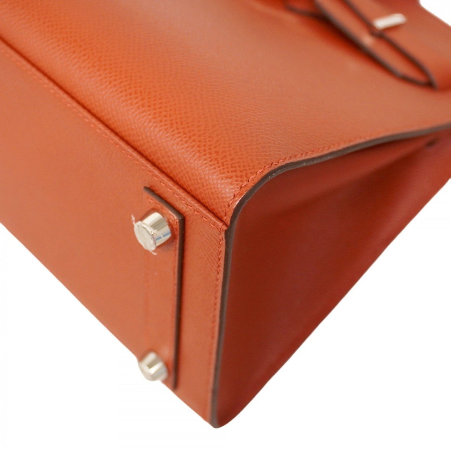 Hermès Orange Leather Birkin 25