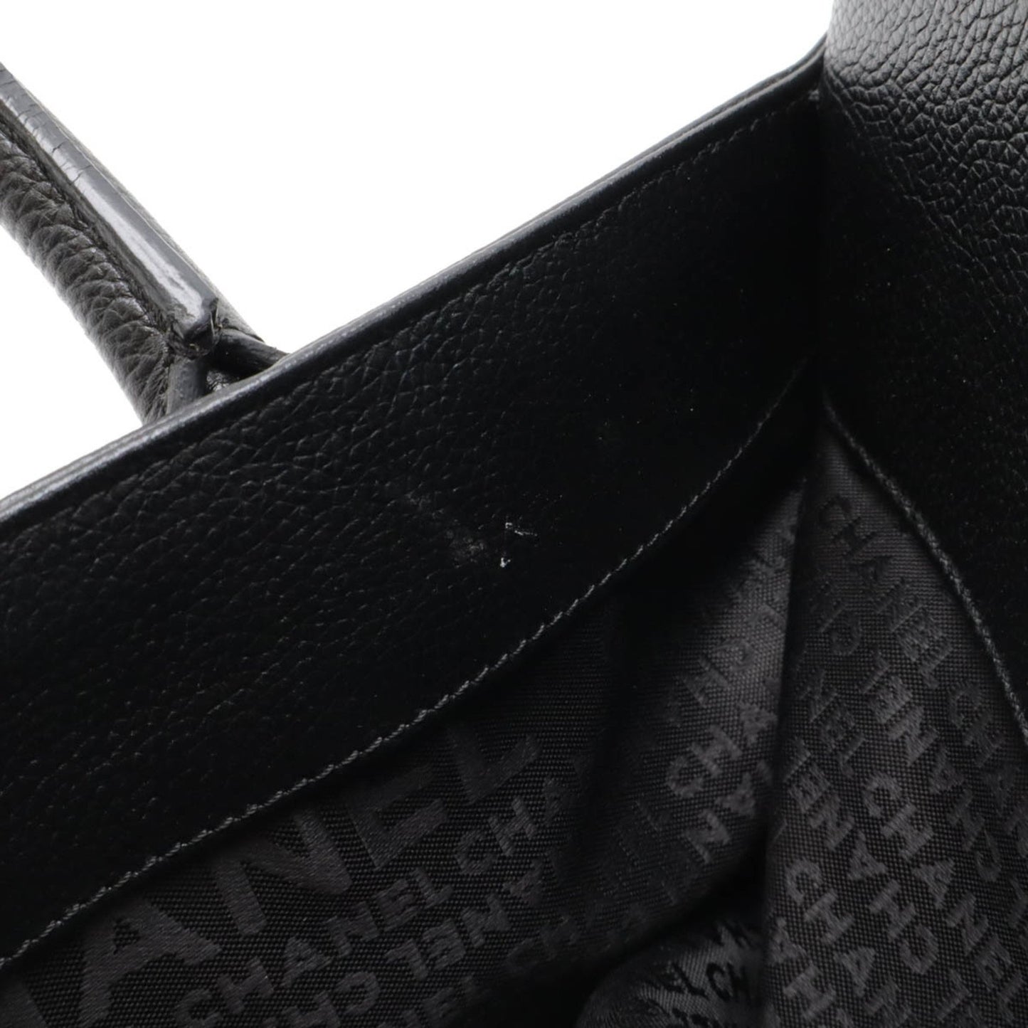 Chanel Black Leather Executive