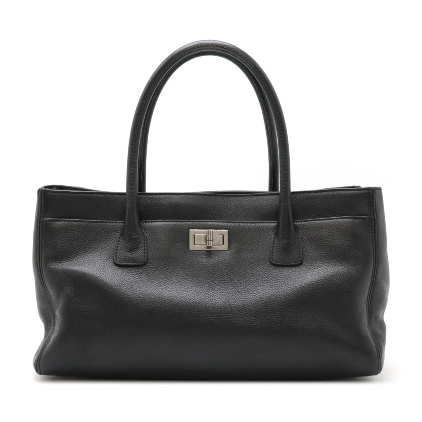 Chanel Black Leather Executive