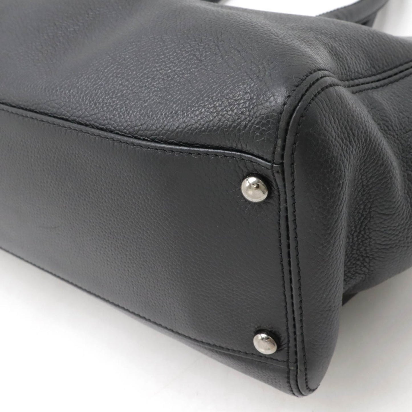 Chanel Black Leather Executive