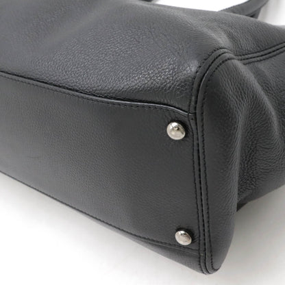 Chanel Black Leather Executive