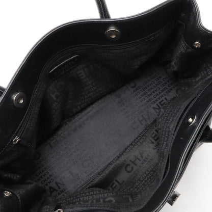 Chanel Black Leather Executive