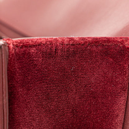 Chanel Red Velvet Boy