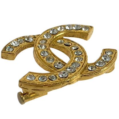 Chanel Gold Gold Plated Coco Mark