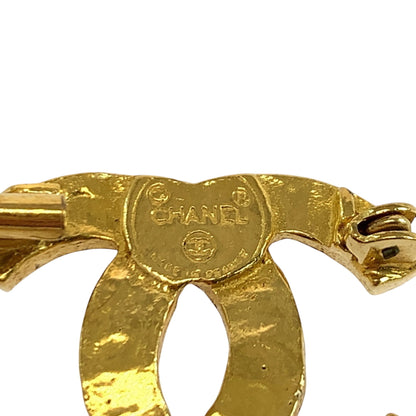 Chanel Gold Gold Plated Coco Mark