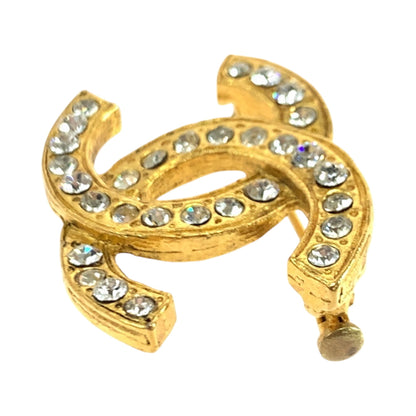Chanel Gold Gold Plated Coco Mark