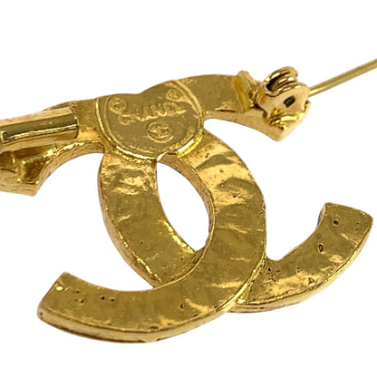 Chanel Gold Gold Plated Coco Mark