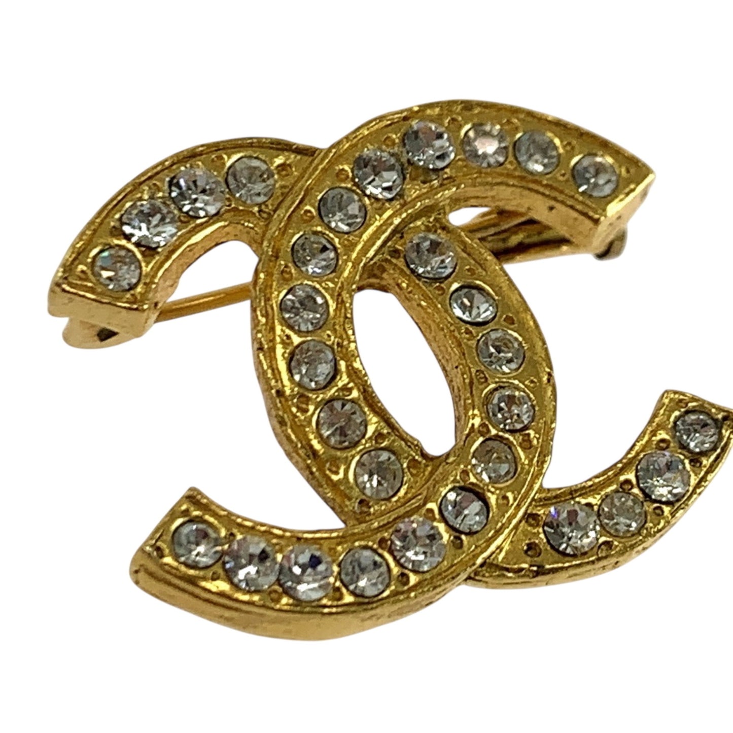 Chanel Gold Gold Plated Coco Mark