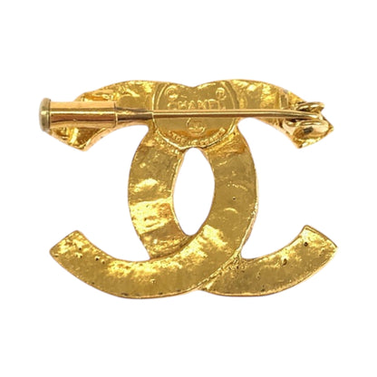Chanel Gold Gold Plated Coco Mark