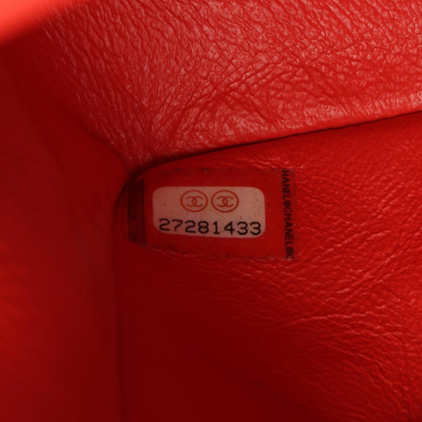 Chanel Red Leather Timeless