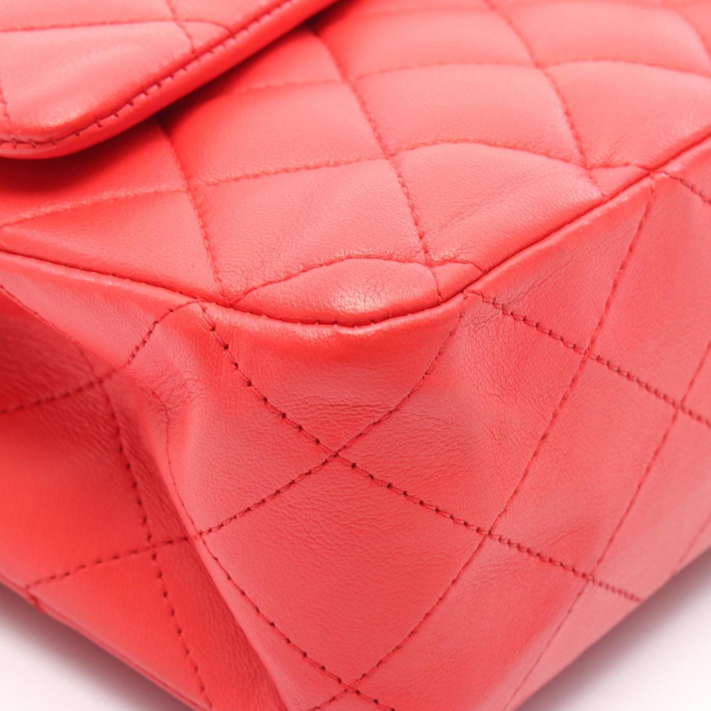 Chanel Red Leather Timeless