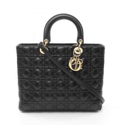 Dior Black Leather Lady Dior