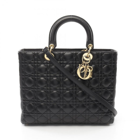 Dior Black Leather Lady Dior