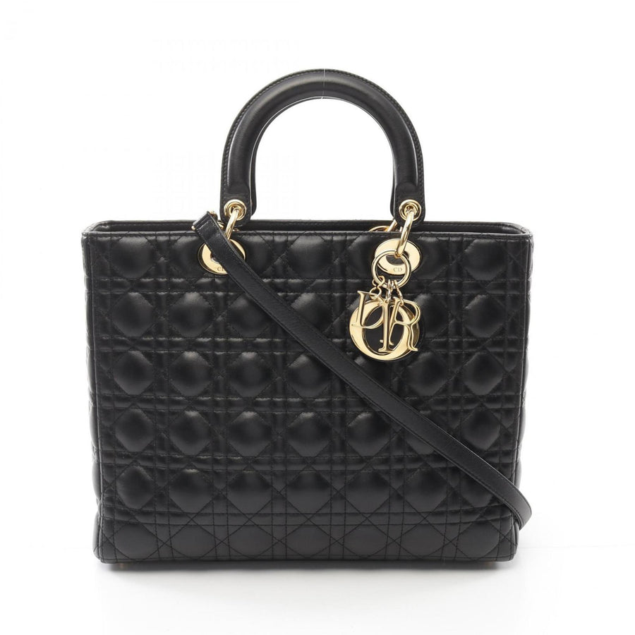 Dior Black Leather Lady Dior